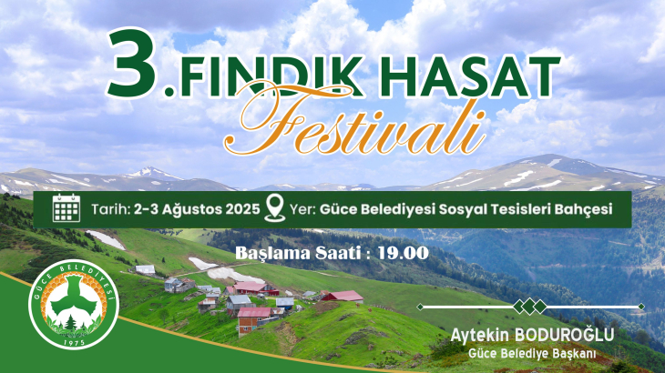 3.FINDIK HASAT FESTİVALİ